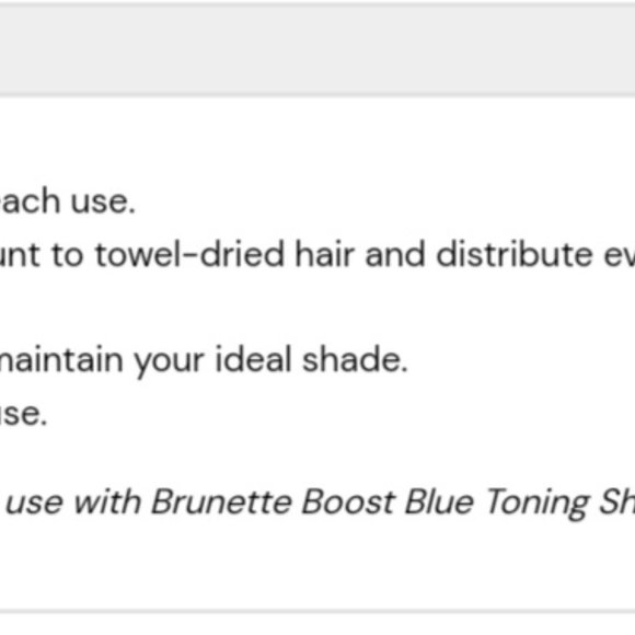 'L'ANGE' BLUE~TONING HAIR MOUSSE 'BRUNETTE BOOST' - Picture 13 of 15